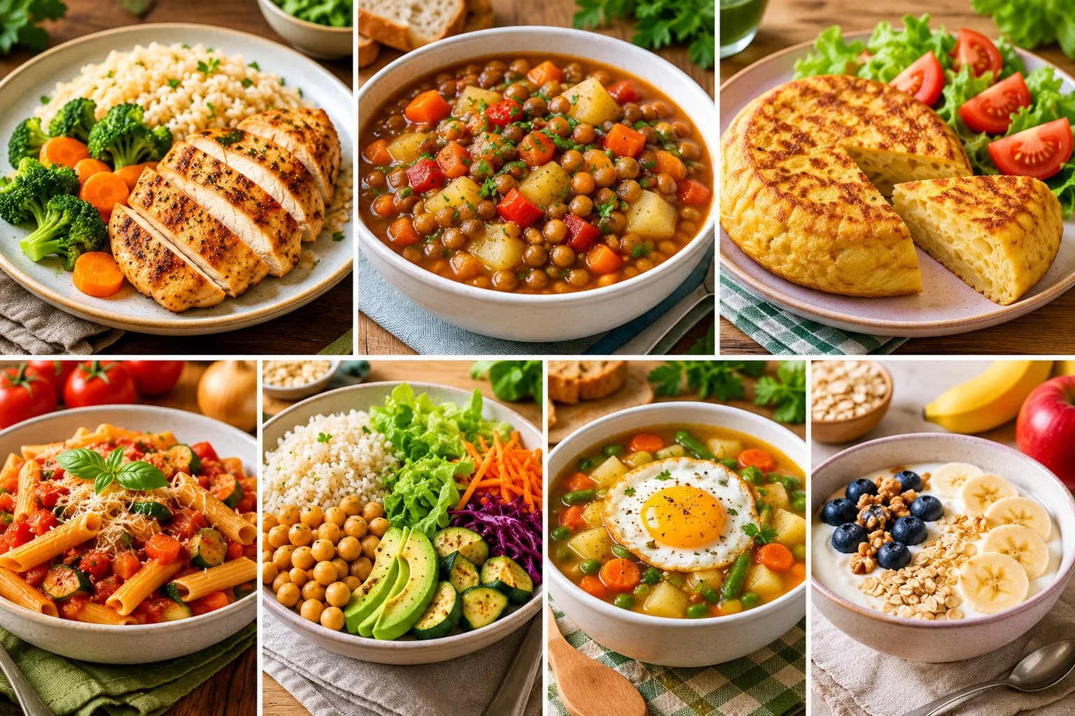 Comidas saludables por menos de $5 por porción
