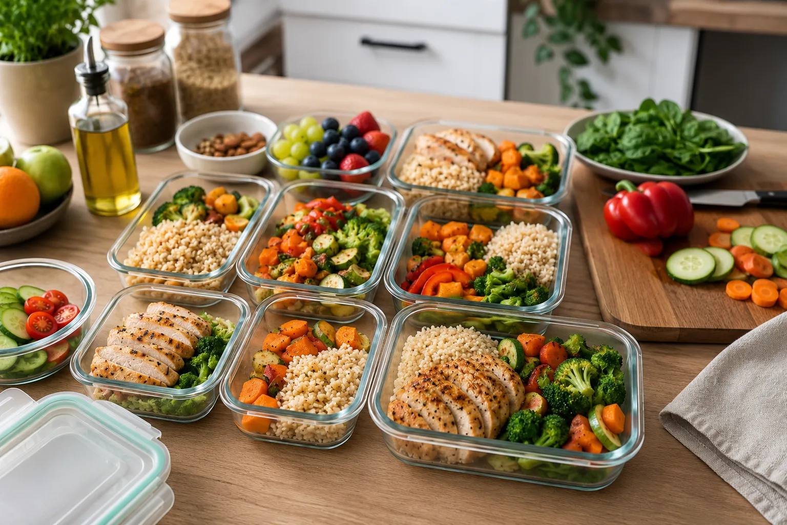 Cómo planificar comidas saludables para toda la semana