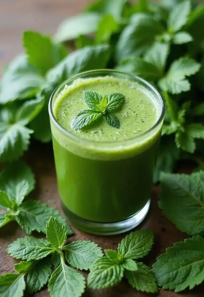 Cómo preparar un jugo de menta verde delicioso