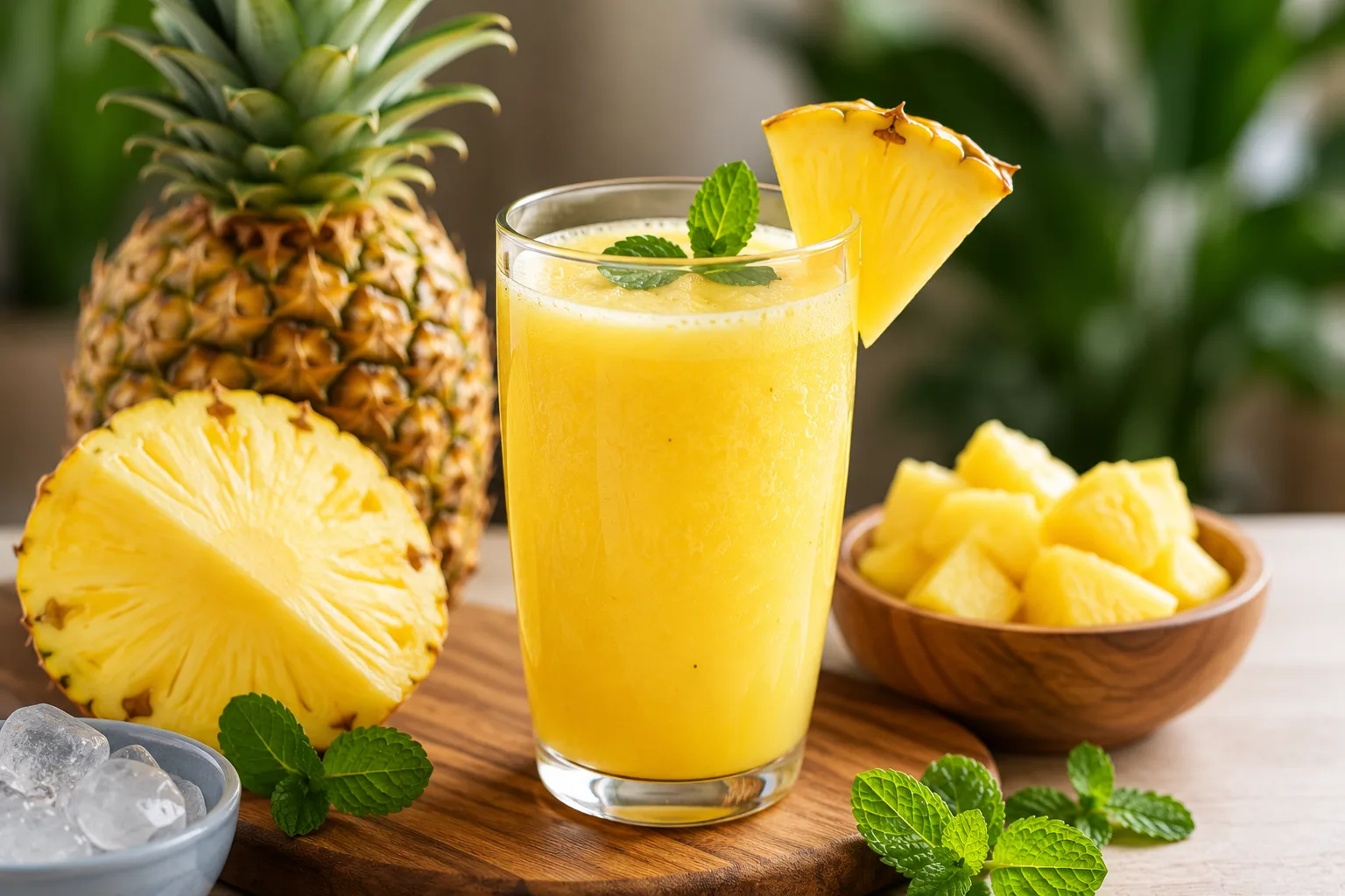 Jugo de Piña para controlar el hambre